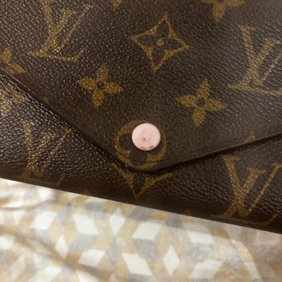 Louis Vuitton Josephine Wallet with Rose Ballerine - Picture 8 of 9